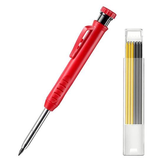 

Удобный твердый карандаш для плотника, регулируемые нескользящие инструменты для маркировки, маркер для деревообработки с длинным носом, деревообработка 3