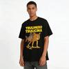 Funny Cat-Fish Hybrid Graphic Casual Tee Pure cotton T-shirt