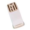 Knives Block Holder Plastic Space Saving Knives Draining Organizer Stand for Kitchen Counter Knives 