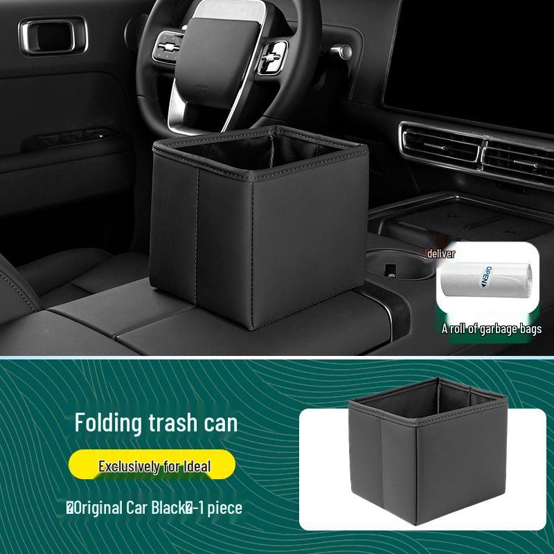 Universal Car Trash Can: Seat-Mounted Interior Storage Accessory for L6, L7, L8, L9, i6, i8, MEGA Models