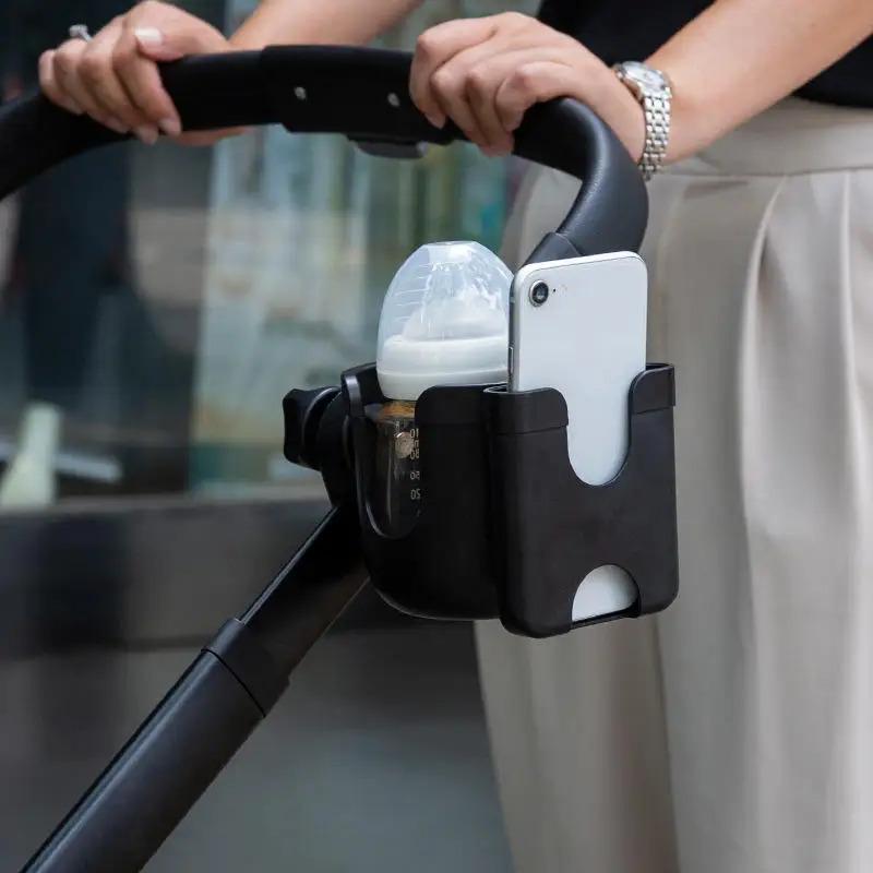 Pram Cup Holders for Children Stroller Bottle Anti Slip Mobile Phone Holders