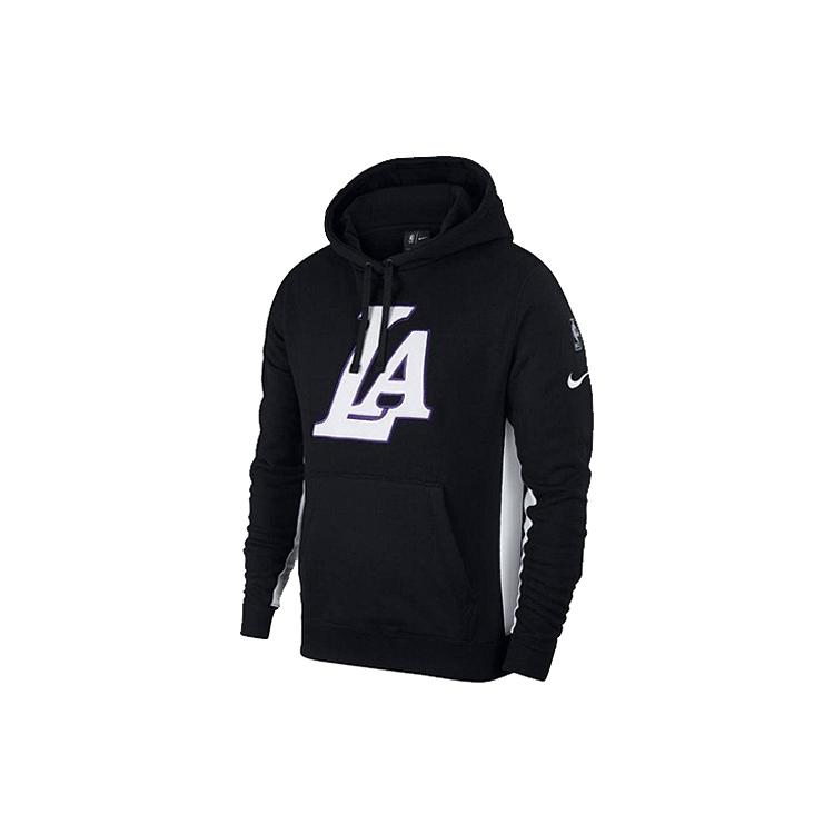 New Nike Sweatshirt Lakers Team Men's Black AJ2858-011