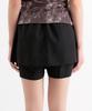 WHEN YOU MOVE Basic Elastic Skirt Shorts Black
