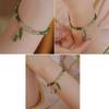 Chinese Style Simulated Bamboo Bracelet Bamboo Joint Bracelet Charm Bracelet Resin Material Wrist Jewelry for Daily Wear