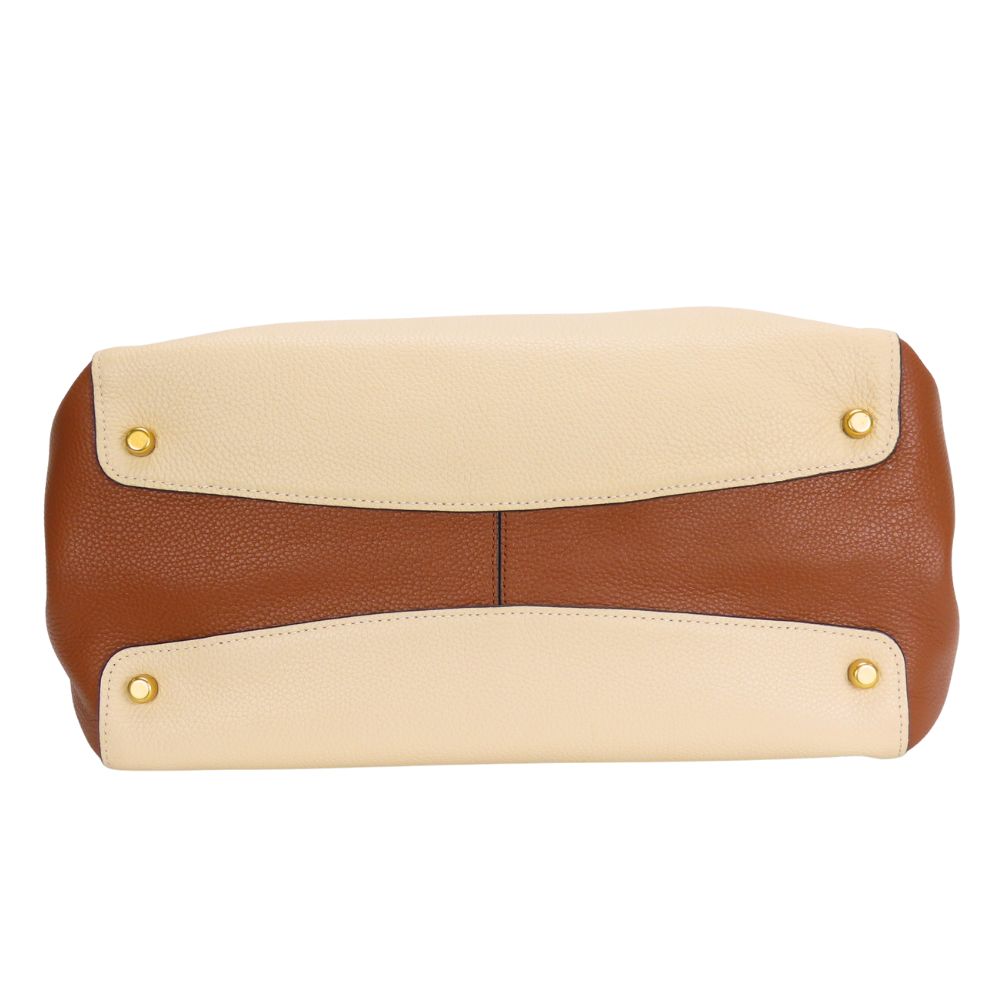 Używana torba tote COACH Hadley Hobo 76088 skóra w bloki kolorów wielokolorowa casualowa