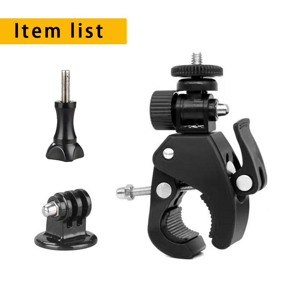 For Insta360 Bicycle Motorcycle Handlebar Mount Holder For GoPro Hero 13 12 11 10 YI 4K SJCAM DJI OSMO Action Camera Accessories