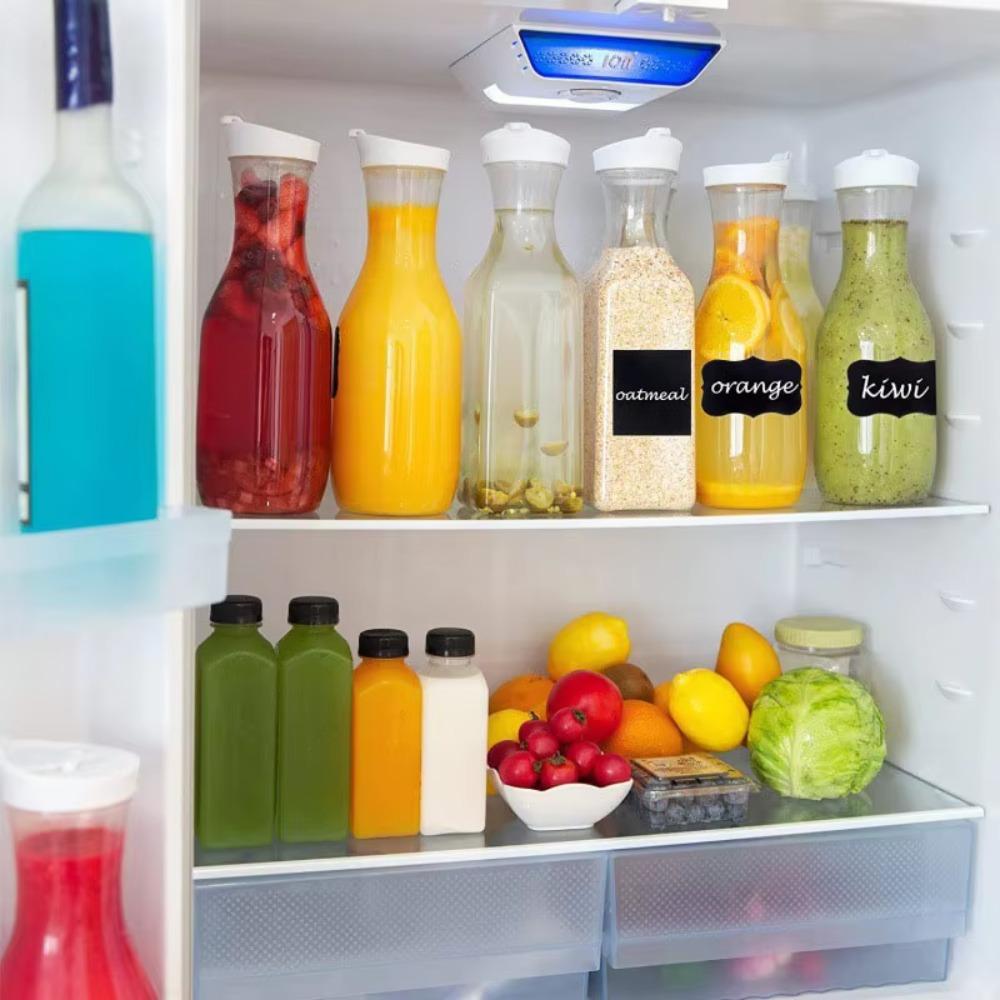 2pcs with Flip Cap Water Bottle 50 Oz Tea Jug Beverage Container Cold Water Pitcher Milk