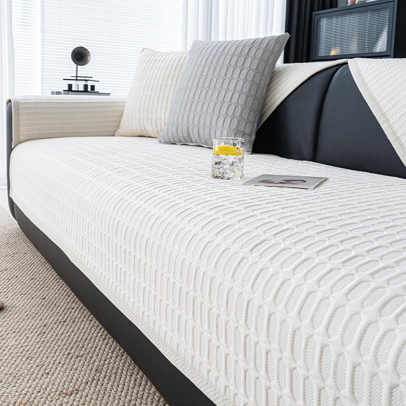 Cool Doudou Summer Sofa Cushion  New Ice Silk Mat Seat Cushion Non-Slip Summer One-Piece Cover Cover