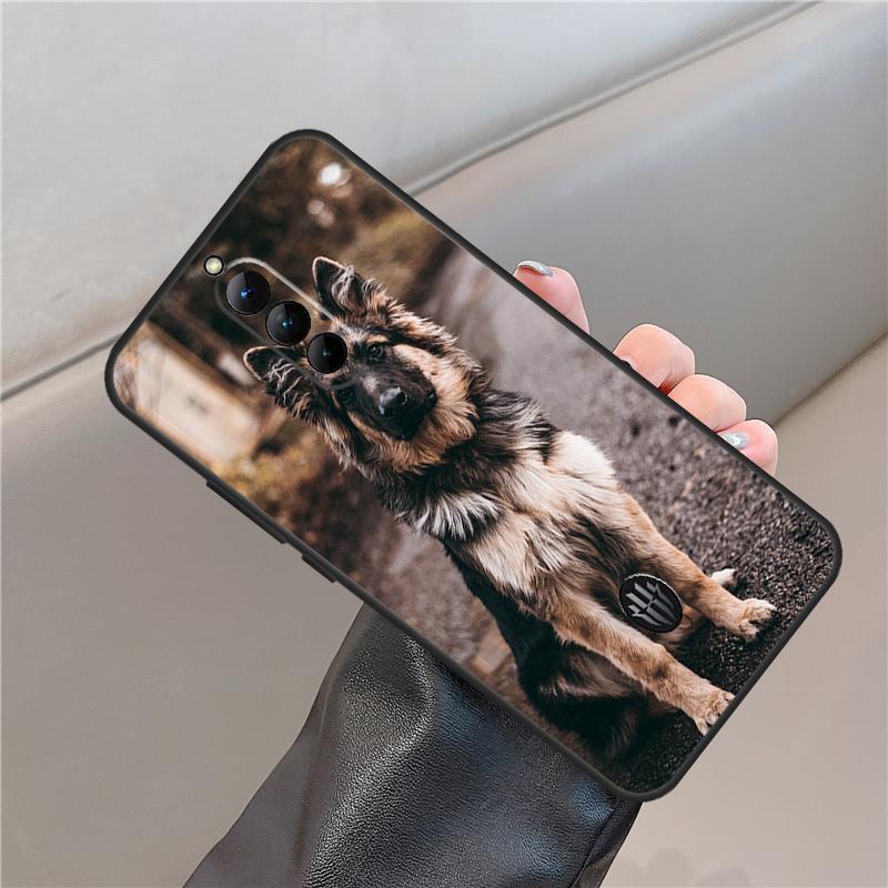 

German Shepherd Dog Case For ZTE Nubia Red Magic 11 10 9 8 8S 9S 10S Pro Plus 6S 7S 6 7 For RedMagic 10 Air Cover Red Magic 9S Pro