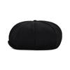 VARZAR Logo Easy Fit Newsboy Cap Black