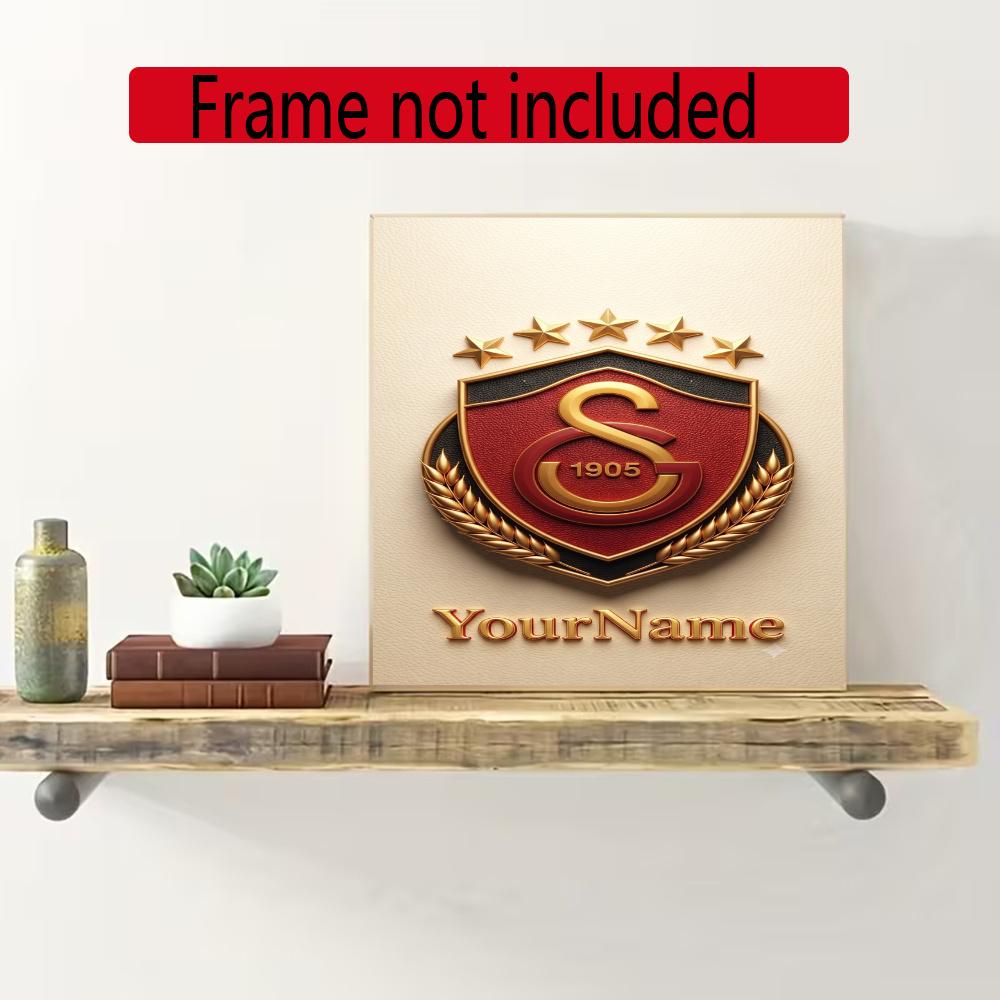 Galatasaray Personalized Name Round Diamond Painting Kit Diamond Embroidery Painting Rhinestones Mosaic Frameless Handwork Decoration Arts