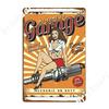 Vintage Poster Mechanic On Duty Metal Sign Wall Decor Pub Garage Printing Wall Mural Tin Sign Poster