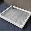 Mesh Portable Pet Toilet Plastic Puppy Urine Tray  Flat Air Circulation