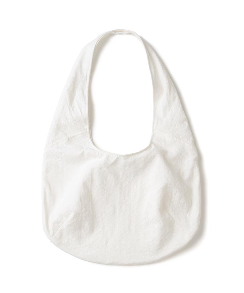 Millo Women Jacquard Round Bag [White]