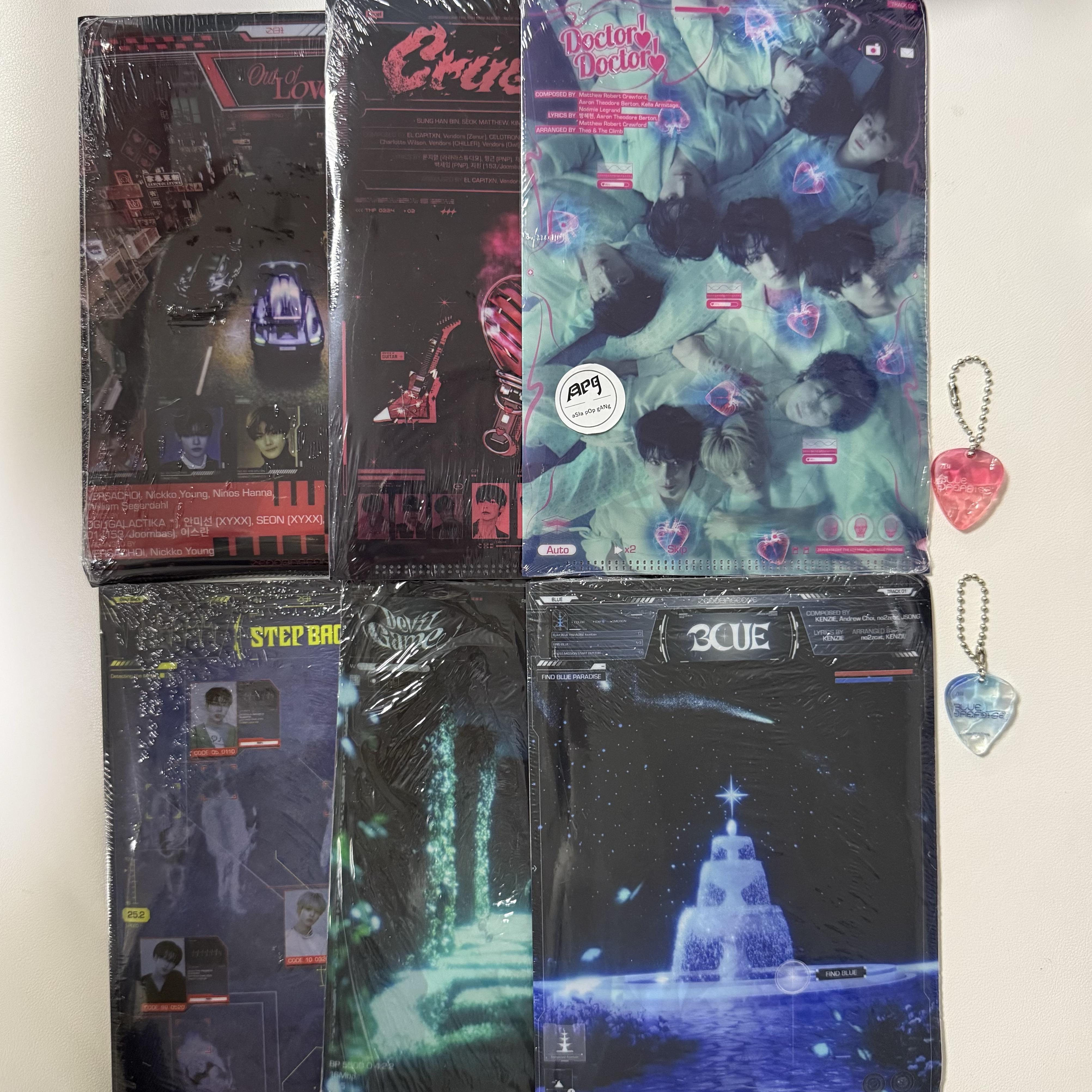 

Альбом ZEROBASEONE - [BLUE PARADISE] 5th Mini EROSE, with AsiaPopGang keyring Set