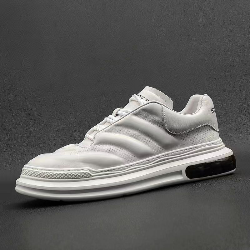 Fashion Men Platform Breathe Spring Small Leather Shoes New Fashion Trend Versatile Japan Korean Business Casual Shoes Suit Men Sneakers