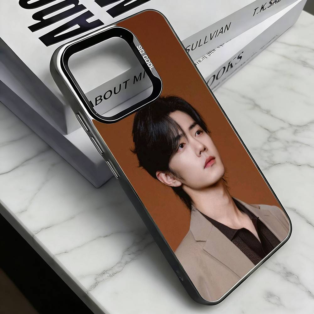 

S-Sean Xiao Xiaozhan Phone Case For iPhone 17,16,15,14,13,12,11 Plus,Pro Max,XS,Colorful Silver Phone case Funda Cover iPhone12PRO