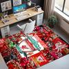 Alfombra con Patrón del Liverpool F.C., Felpudo Interior/Exterior, para Picnic, Sala de Juegos, Dormitorio, Oficina, Sala de Estar, Alfombra Decorativa para el Hogar, Regalo de Cumpleaños