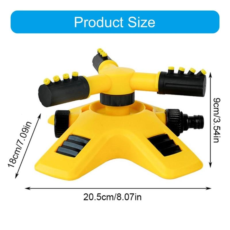 Rotating Irrigation Sprinkler 360 Degree Automatic Rotating Garden Coverage Water Sprinkler Irrigation Water Sprinkler