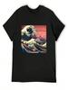 Big Wave Sunset T-Shirt Neue Edition Lustiges T-Shirt Baumwolle Grafik-T-Shirts unisex Kleidung