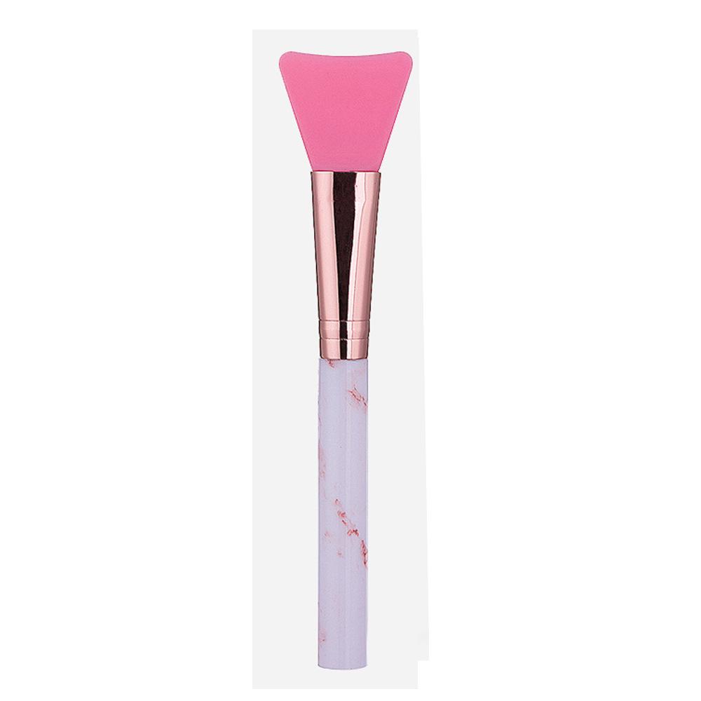 

makeup brushes combined tongue foundation brush loose powder brush marble pattern mask brush silicone head tool now
