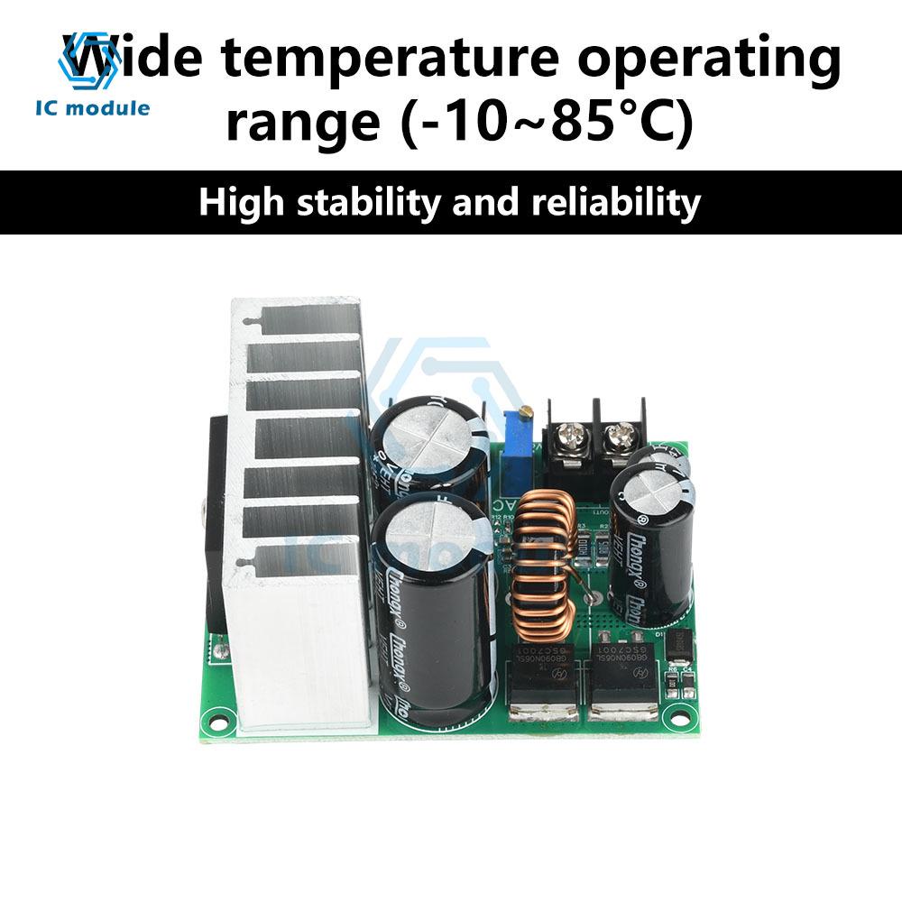 AC5-25V/DC8-38V Input To DC3.3-32V Output High Current AC-DC Buck Power Module DC-DC Adjustable Voltage Regulator Power Module