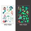 Children Temporary Tattoos Kids Luminous Tattoo Sticker Waterproof Glow Cartoon Stickers
