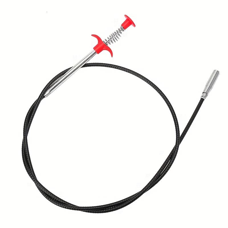 

Гнучка каналізаційна змія та інструмент для видалення засмічень - Простий у використанні, багатоцільовий засіб для чищення кухні, ванної кімнати, душу, ванни