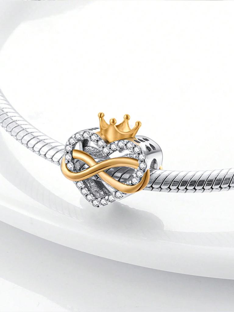 Charms Plata Copper Colors Family Love Beads Charm Beads Charm Pendant For Original Bracelet For Women Diy Jewelry Love Gift