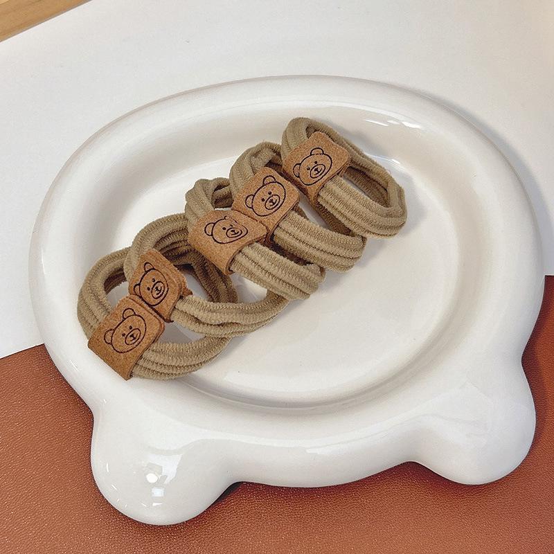 Koreanischer minimalistischer Haargummi - Stilvolles Gummiband für Mädchen & Kinder, Trendiges Haaraccessoire