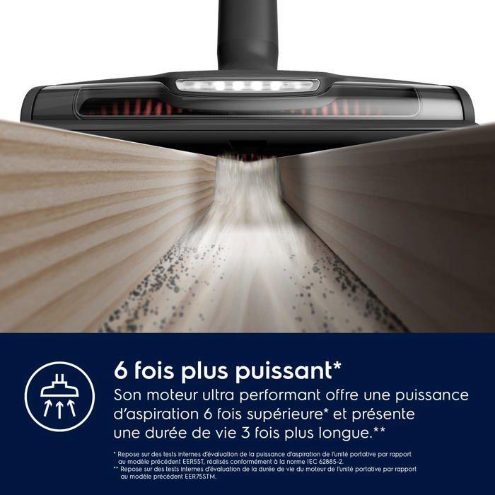 Tyčový vysavač - Electrolux - EP81AB25UG - Výdrž 60 min - Rychlé nabíjení 2,5 h - Kartáč PetPro+