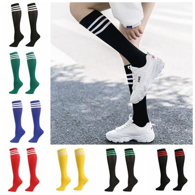 Striped Athletic Socks Casual Long Tube Socks Girls' Fashion Knee High Stockings  Performance