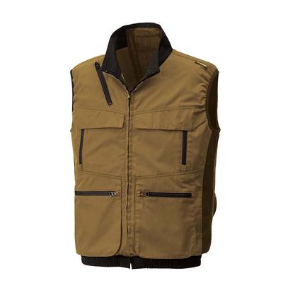 Air Conditioning Fuujin Clothing 2021 Vest Sun-S (Clothing Only/Sticker Included) [KU92132] (20. Camel, 4L)