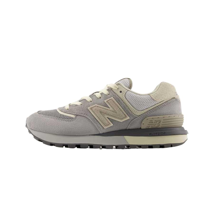 New Balance Nb 574 Mesh Suede Classic Trendy Youthful Vitality Cushioning Durable Support Casual Shoes Unisex Casual Shoes U574LGAZ