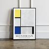 Poster Mondrian Composition