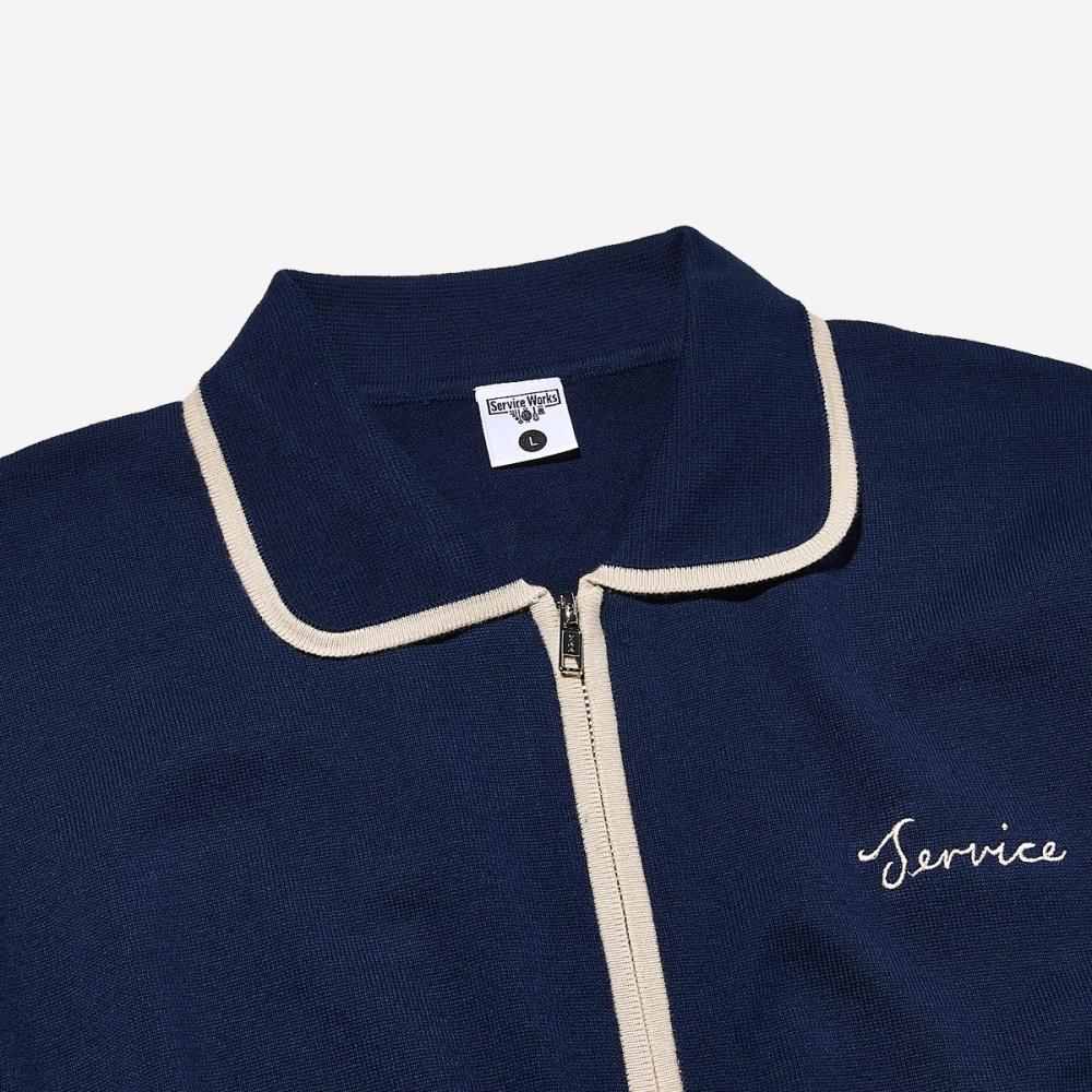 Chemise tricotée Service WorkS LS avec inscription SS24 1062