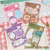 Cartoon Irregular Shape Sticky Notes - High Value, Strong Adhesive, Tearable, Cute for Students & Diaries