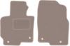 Beżowe dywaniki przednie do: Mazda CX-5 I SUV (2012-2017)