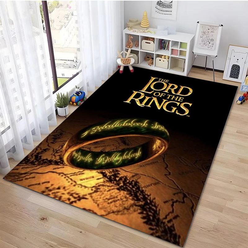 The Lord Of The Rings Carpet Office Decorative Carpet For Living Room Bedroom Door Mat Floor Rug Computer Chair Area Rug