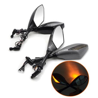 Universal Motorcyle ABS Plastic Aluminum Mirror Motorbike Side Rearview Mirror For Yamaha YZF R1 R3 R6 R15 R25 R125