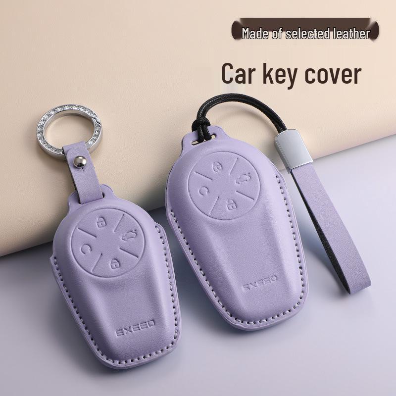 25 Chery Car Key PU Buckle Cover for Starway, Lingyun, Lanyue, Zhuifeng, Yaoguang CDM Models