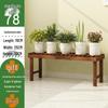 Anti-Corrosion Wooden Stool Flower Stand