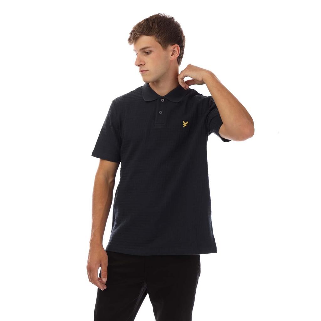 Lyle & Scott Mens Micro Argyle Polo Shirt