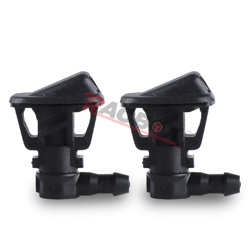 1 Pair Car Front Windshield Windscreen Wiper Washer Water Spray Jet Nozzles For Jeep Wrangler JK 2013-2017 Auto Parts 68164356AB