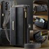 For Samsung Galaxy S23 Case CASEME C39 RFID Blocking Zipper Wallet Stand Leather Cover with Strap