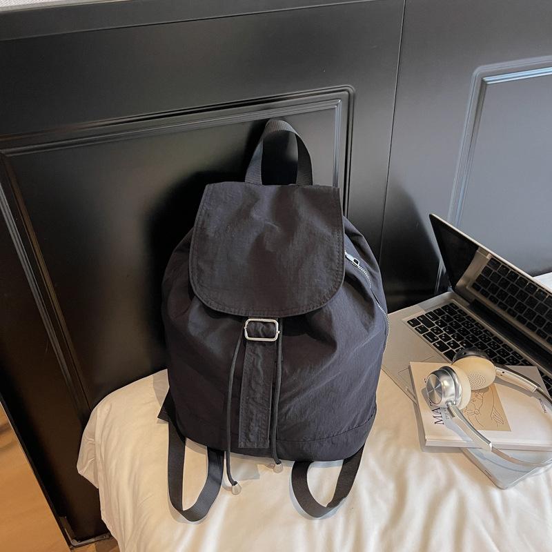 Casual Lightweight Cloth Bag Women's New Simple and Versatile Backpack Large-capacity Outdoor Sports Backpack