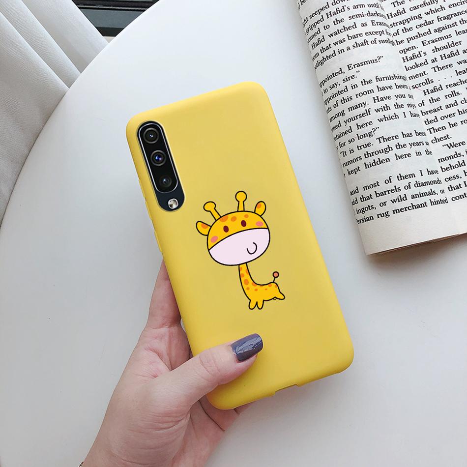 Love Heart Case For Samsung Galaxy A20 A30 A40 A50 A70 A20E Silicone Case Cute Cat Cactus Phone Cover Galaxy A20S A30S A50S Case