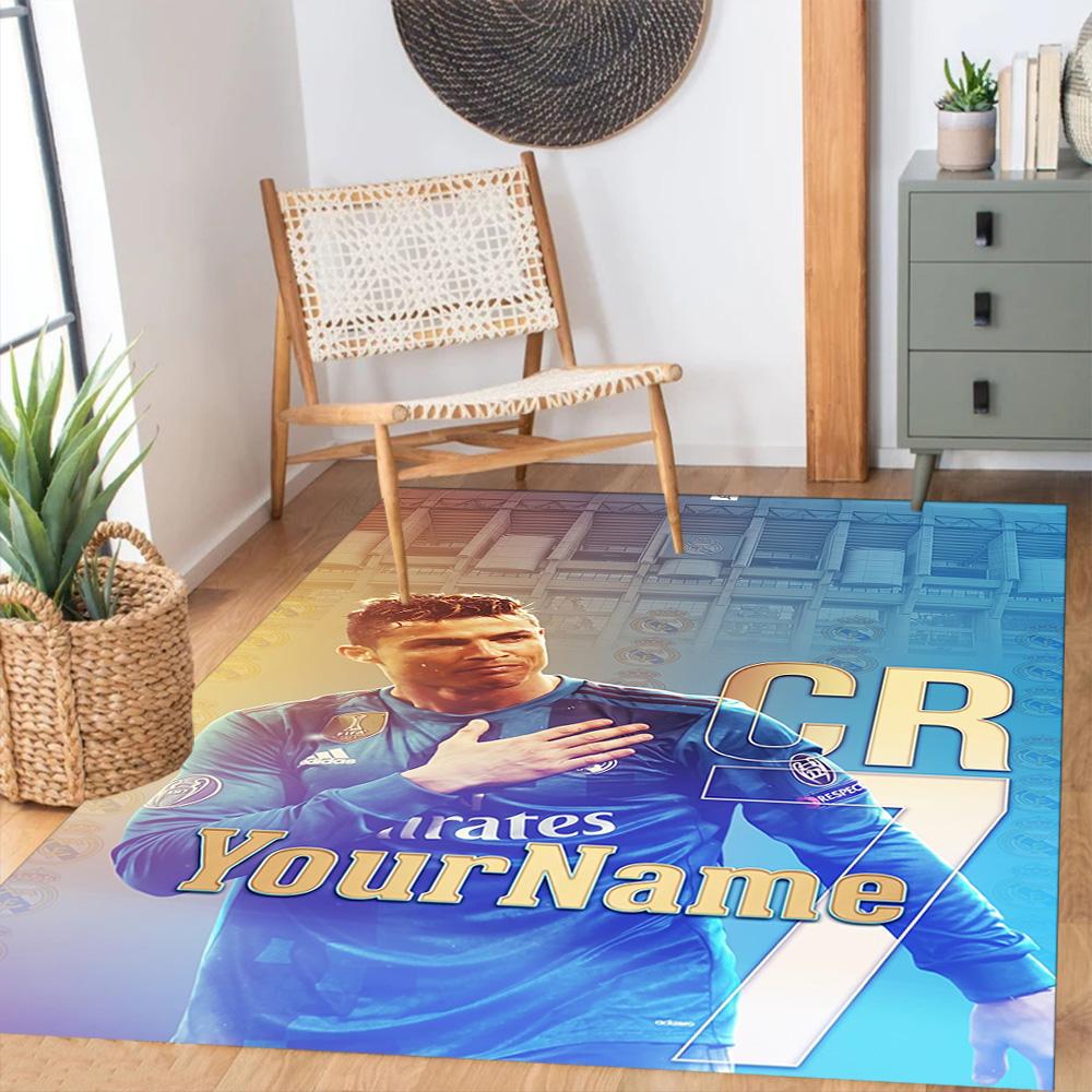 Juventus Customized Name Carpet Design for Kitchen Balcony Playrooms Entryway Anti-slip Rug Office home decor Gift for Festivals
