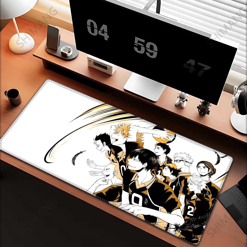 Mouse Pad Anime HD Haikyuu Large Rubber Rugs PC Game Table Mat Laptop Desk Pad XL Nonslip Computer Keyboard Office Desktop Mats