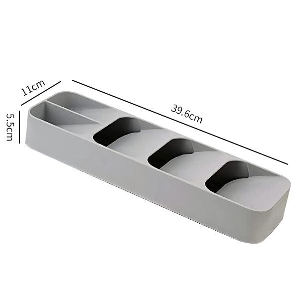 Multipurpose Cutlery Silverware Kitchen Utensil Drawers Organizer Block Holder Knives Forks Spoon Spice Bottle Storage Rack Tray